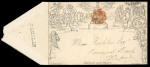 Stamp of Ireland » Postal History (Arranged alphabetically by County) Wexford - Adamstown to Enniscorthy: 1773-1860 Attractive group of eighty-six covers or part covers mounted on 54 album pages, showing an array of postal markings including mileage mkgs BROADWAY/80 in red and black (5), C