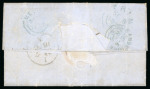 Stamp of Ireland » Postal History (Arranged alphabetically by County) Down - Laurencetown - Warrenpoint: 1778-1860 Attractive group of fifty-five covers or part covers mounted on 41 album pages, showing an array of postal markings including mileage mkgs two types NEWRY/50 in red (8), two w