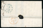 Stamp of Ireland » Postal History (Arranged alphabetically by County) Down - Laurencetown - Warrenpoint: 1778-1860 Attractive group of fifty-five covers or part covers mounted on 41 album pages, showing an array of postal markings including mileage mkgs two types NEWRY/50 in red (8), two w