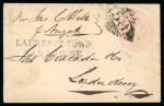 Stamp of Ireland » Postal History (Arranged alphabetically by County) Down - Laurencetown - Warrenpoint: 1778-1860 Attractive group of fifty-five covers or part covers mounted on 41 album pages, showing an array of postal markings including mileage mkgs two types NEWRY/50 in red (8), two w