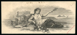 Stamp of Egypt » 1879 De La Rue » Essays Unadopted horizontal engraved essay by Waterlow Brothers & Layton depicting woman lying in the desert