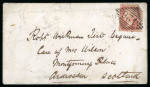 Stamp of Ireland » Postal History (Arranged alphabetically by County) Kerry - Ardfert - Valentia: 1794-1860 Attractive group of thirty-six covers or part covers mounted on 30 album pages, showing an array of postal markings including mileage mkgs BALLYLONGFORD/129 in black, DINGLE/164 (2),