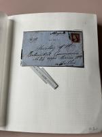 Stamp of Ireland » Postal History (Arranged alphabetically by County) Cork - Aghadown - Buttevant: 1796-1860 Attractive group of thirty covers or part covers mounted on 24 album pages, showing an array of postal markings including mileage mkgs BALLINCOLLIG/128, BALLINCOLLIG/131, BANDON/146