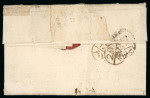 Stamp of Ireland » Postal History (Arranged alphabetically by County) Cork - Carrigaline - Curryglass: 1757-1860 Attractive group of thirty-seven covers or part covers mounted on 31 album pages, showing an array of postal markings including mileage mkgs CASTLETOWN/198 in black, CASTLETOWN/