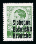Stamp of Croatia » Local Issues Banja Luka Croatia Banja Luka 1941 local post 1din and 2din mint l.h.