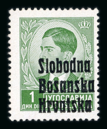 Stamp of Croatia » Local Issues Banja Luka Croatia Banja Luka 1941 local post 1din and 2din mint l.h.