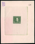 Stamp of Bosnia and Herzegovina Bosnia Herzegovina 1912 imperf 2k numbered proof in green