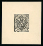 Stamp of Bosnia and Herzegovina Bosnia Herzegovina 1901-06 black numerals set of five black proofs