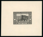 Stamp of Bosnia and Herzegovina Bosnia Herzegovina 1910 80th Birthday 50h, 1k, 2k and 5k black proofs