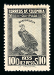 Stamp of Colombia Colombia 1934 3rd National Olympics 5p and 10p mint l.h.