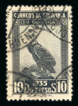 Stamp of Colombia Colombia 1934 3rd National Olympics 5p and 10p used