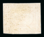Stamp of Egypt » 1867-69 Penasson » Essays 1867 Essay of V.Penasson, Alexandria: Sphinx in front of Pyramid 1pi yellow, good to large margins, very fine and scarce (Nile Post E26, $500)