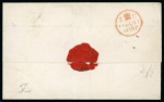 Stamp of United States » Incoming Mail Cuba 1851 outer letter sheet to London via Charletown S.C.