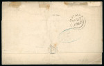 Stamp of Cuba » Outgoing Mail Cuba British Post Office 1860 crown circle cover to Vera Cruz