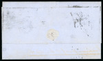 Stamp of Great Britain » 1854-1900 Postal History of the Perforated Line Engraved and Surface Printed Issues Cuba 1870-72 three entires from Birmingham to Habana