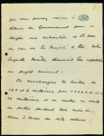 Stamp of Egypt » Airmails 1933 Aviation Congress: "Projet de subvention par S.E. Hassan Mazloum Pacha" with violet oval cachet "Congres de la Federation Aeronautique Internationale XXXII Conference Le Caire 1933", showing seven-page letter to the