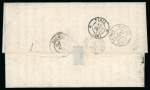 Stamp of France » Lettres Classiques Cuba 1872 two outgoing entires to france