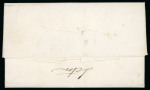 Stamp of Cuba » Outgoing Mail Cuba 1836 entire to Pontievedra with red two-line FRANCO/ CUBA