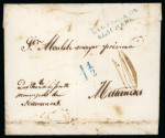 Stamp of Cuba » Internal Mail Cuba undated envelope to Matanzas, blue CARTERIA DE/ ALACRANES