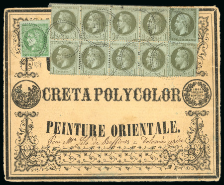 Stamp of France » Lettres Classiques Collections 1871-1872, trois très belles et rares lettres dont