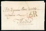 Stamp of Cuba » Incoming Mail Cuba 1823 and 1829 entires from Jamaica to Spain via Cuba and to Cuba