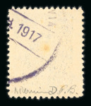 Stamp of Bolivia Bolivia 1917 10c on 1c surcharged revenue stamp in red used