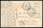 Stamp of Greece » 1906 Olympics » Covers Greece 1906 Olympics postcard used to tonkin, Indo China
