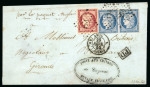 Stamp of France » Type Cérès de 1849-1850 1849, Cérès première émission 1fr carmin et paire du