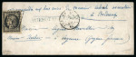 Stamp of France » Type Cérès de 1849-1850 1849, exceptionnel affranchissement de la première