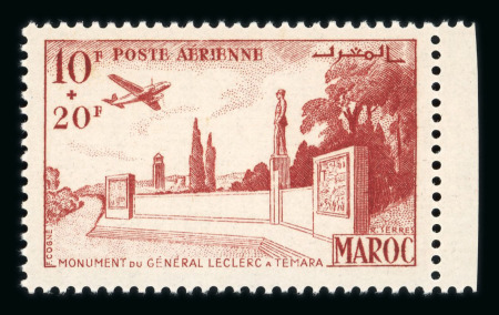 Stamp of Colonies françaises » Maroc 1891-1950, bel ensemble uniquement composé de bonnes