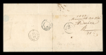 Stamp of France » Type Cérès de 1849-1850 1853, Lettre de Marseille (Bouches du Rhône) pour Carmagnola