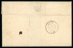 Stamp of France » Type Cérès de 1849-1850 1853, Lettre de Marseille (Bouches du Rhône) pour Carmagnola