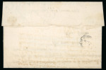 Stamp of France » Type Cérès de 1849-1850 1849, lettre affranchie d'un Cérès 20c noir YT n° 3 oblitéré du dateu