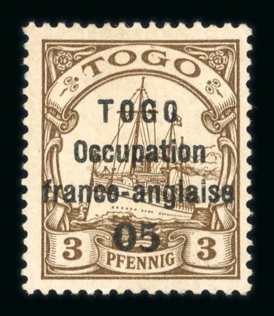 Stamp of Colonies françaises » Togo 1915, type Hohenzollern Y&T n°43, surcharge 05 sur