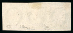 Stamp of France » Type Cérès de 1849-1850 1849, bande de trois contenant une paire tête-bêche