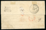 Stamp of France » Type Cérès de 1849-1850 1850, exceptionnelle lettre adressé à Varsovie (Pologne,