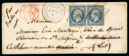 Stamp of France » Présidence de 1852 1853, Lettre de Cayenne (Guyane Française) pour Paris