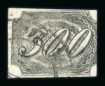Stamp of Brazil » 1844-46 Slanting Figures Brazil 1844 Inclinados 600r used, three-margined, used