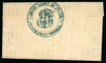 Stamp of France » Ballons Montés 1870, Gazette des Absents avec mention manuscrite "Ambulance