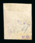 Stamp of Colombia 1861-62, group incl. 1861 2 1/2c used (YT 10 €1'000)