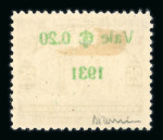 Stamp of Nicaragua 1931 Provisional Managua Earthquake overprints (3)
