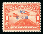 Stamp of Nicaragua 1931 Provisional Managua Earthquake overprints (3)