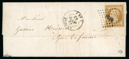 Stamp of France » Type Cérès de 1849-1850 1852, Napoléon non dentelé n°9 émission Présidence