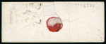 Stamp of France » Type Cérès de 1849-1850 1850, Cérès n°6 1fr carmin oblitéré gros point (2 voisins)