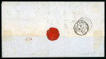 Stamp of France » Type Cérès de 1849-1850 1850, Cérès paire de Y&T n°5 40c orange oblitérée pc