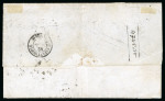 Stamp of France » Type Cérès de 1849-1850 1850, Cérès n°6 1fr carmin oblitéré gros point sur
