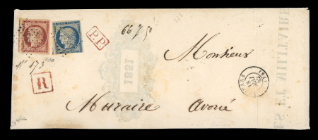 Stamp of France » Type Cérès de 1849-1850 1850, affranchissement exceptionnel composé de Cérès