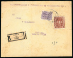 Stamp of Austria » 1st. Republic Österreich, 1925, Rekobrief mit 10000K