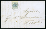 Stamp of Austria » Dalmatia (Dalmatien) 1851-75, Austria, Österreich, Dalmatien Küstenland Lot von 6 Briefen 