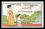 Stamp of Colombia » Airmails 1920 Compañía Colombiana de Navegación Aérea (CCNA) almost complete used set with eight of the nine stamps